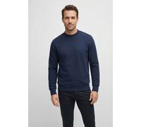 Sweatshirt BOSS ORANGE "WeSmallcrew", Herren, Gr. L, open blau464, Sweatware, Obermaterial: 100% Baumwolle, relaxed fit, Rundhals, eingesetzt Bündchen, Sweatshirts Sweatshirt, mit Logo auf der Brust (