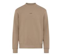 Sweatshirt BOSS ORANGE "WeSmallcrew", Herren, Gr. S, beige (open grün346), Sweatware, Obermaterial: 100% Baumwolle, relaxed fit, Rundhals, eingesetzt Bündchen, Sweatshirts Sweatshirt, mit Logo auf der