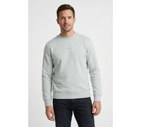 Sweatshirt BOSS ORANGE "WeSmallcrew", Herren, Gr. S, silber043, Sweatware, Obermaterial: 100% Baumwolle, relaxed fit, Rundhals, eingesetzt Bündchen, Sweatshirts Sweatshirt, mit Logo auf der Brust (170