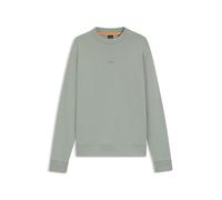 Sweatshirt BOSS ORANGE "WeSmallcrew", Herren, Gr. XXL, open grün351, Sweatware, Obermaterial: 100% Baumwolle, relaxed fit, Rundhals, eingesetzt Bündchen, Sweatshirts Sweatshirt, mit Logo auf der Brust