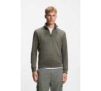 Sweatshirt BOSS ORANGE "Zetrust", Herren, Gr. 4XL, grün (open grau076), Jersey, Obermaterial: 100% Baumwolle, Basic, regular fit normal, hoch geschlossener Ausschnitt, eingesetzt Rippbündchen, Sweatsh