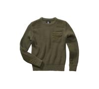 Sweatshirt BRANDIT "Brandit Unisex Kids BW Pullover", Herren, Gr. 122/128, olive, 100% Polyacryl, unifarben, Rundhals, Sweatshirts Sweatshirt (62189004-122) olive