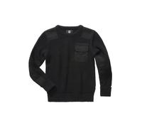 Sweatshirt BRANDIT "Brandit Unisex Kids BW Pullover", Herren, Gr. 134/140, schwarz, 100% Polyacryl, unifarben, Rundhals, Sweatshirts Sweatshirt (85087039-134) schwarz