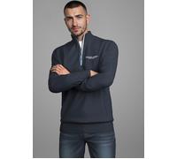 Sweatshirt BRUNO BANANI "Sweat Toyer", Herren, Gr. XL (56/58), blau (marine), Sweatware, Obermaterial: 60% Baumwolle, 40% Polyester, bedruckt, unifarben, Sweatshirts Sweatshirt (37833160-XL) marine