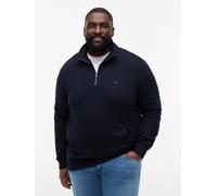 Sweatshirt "BT-ESSENTIAL TERRY NEW 1/4 ZIP", Herren, Gr. 3XL, desert sky, Sweatware, Obermaterial: 100% Baumwolle, TOMMY HILFIGER BIG & TALL, regular fit, Sweatshirts Sweatshirt, Große Größen (9904332