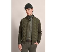 Sweatshirt BUGATTI, Damen, Gr. XXL, grün (oliv), 95% Baumwolle, 5% Elasthan, unifarben, regular fit, ohne Ausschnitt, Rippbündchen, Sweatshirts Sweatshirt, aus einem bequemen Baumwoll-Elasthan-Mix (28