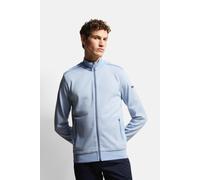 Sweatshirt BUGATTI, Herren, Gr. 3XL, blau (hellblau), Sweatware, 55% Baumwolle, 44% Polyester, 1% Elasthan, normal, Rippbündchen, Sweatshirts Sweatshirt, mit Collegekragen (20591518-XXXL)