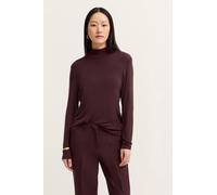 Sweatshirt BUGATTI "weich & elastisch", Damen, Gr. S, 690, rost, 95% Modal, 5% Elasthan, unifarben, normal, normaler Saum, Sweatshirts Sweatshirt, in einem Modal-Mix (38978064-S) 690, rost