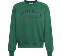 Sweatshirt CALVIN KLEIN JEANS, Damen, Gr. S (38), enchanted forest, Sweatware, Obermaterial: 100% Baumwolle, unifarben, klassisch normal, Rundhals, eingesetzt Rippbündchen, Sweatshirts Sweatshirt, Reg