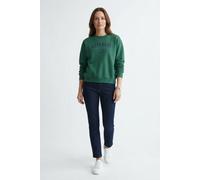 Sweatshirt CALVIN KLEIN JEANS, Damen, Gr. XS (36), enchanted forest, Sweatware, Obermaterial: 100% Baumwolle, unifarben, klassisch normal, Rundhals, eingesetzt Rippbündchen, Sweatshirts Sweatshirt, Re