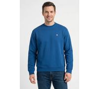 Sweatshirt CALVIN KLEIN JEANS, Herren, Gr. 3XL, classic blau, Sweatware, Obermaterial: 100% Baumwolle, regular fit normal, Rundhals, eingesetzt Bündchen, Sweatshirts Sweatshirt, Regular fit mit Rundha