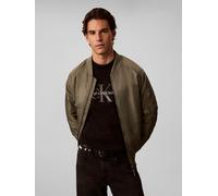 Sweatshirt CALVIN KLEIN JEANS "LS EU 350TERRY MONOLOGO CN SWTSH", Herren, Gr. XL, schwarz, Sweatware, Obermaterial: 100% Baumwolle, unifarben, oversize normal, Rundhals, eingesetzt Bündchen, Sweatshir