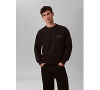 Sweatshirt CALVIN KLEIN JEANS, Herren, Gr. XL, schwarz, Sweatware, Obermaterial: 100% Baumwolle, unifarben, regular fit normal, Rundhals, eingesetzt Bündchen, Sweatshirts Sweatshirt, Regular fit mit R