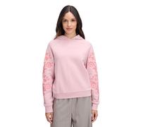 Sweatshirt CARTOON "Damen mit Kapuze", Damen, Gr. 34, patch rosé, rot, Obermaterial: 78% Baumwolle, 18% Polyester, 4% Elasthan, oversize normal, Sweatshirts Sweatshirt (12090613-34) patch rosé, rot