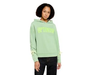 Sweatshirt CARTOON "Damen mit Kapuze", Damen, Gr. 38, patch mint, gelb, Obermaterial: 78% Baumwolle, 18% Polyester, 4% Elasthan, oversize normal, Sweatshirts Sweatshirt (56325622-38) patch mint, gelb
