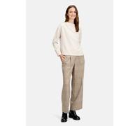 Sweatshirt CARTOON "Damen mit Kragen", Damen, Gr. 46, beige (middle cream melange), Obermaterial: 65% Polyester, 35% Baumwolle, lässig geschnitten normal, Rundhals, Sweatshirts Sweatshirt (38008336-46