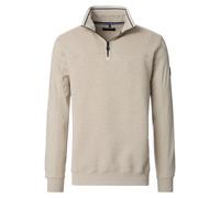 Sweatshirt CASAMODA "CASAMODA Sweatshirt uni", Herren, Gr. 6XL, beige, 62% Baumwolle, 35% Polyester, 3% Elasthan, Sweatshirts Sweatshirt (99685544-6XL) beige