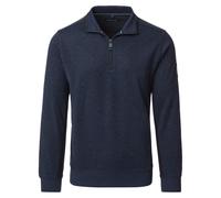 Sweatshirt CASAMODA "CASAMODA Sweatshirt uni" Gr. L, blau (dunkelblau), Herren, 70% Baumwolle, 30% Polyester, Sweatshirts (33375157-L) dunkelblau