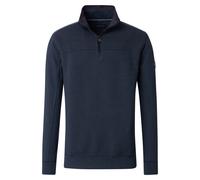 Sweatshirt CASAMODA "CASAMODA Sweatshirt uni", Herren, Gr. M, blau, 62% Baumwolle, 35% Polyester, 3% Elasthan, Sweatshirts (66527357-M) blau