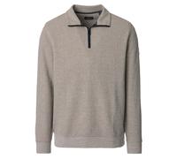 Sweatshirt CASAMODA "CASAMODA Sweattroyer uni", Herren, Gr. S, beige, 90% Baumwolle, 10% Polyester, Sweatshirts Sweatshirt (39453340-S) beige