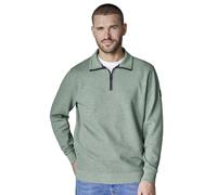 Sweatshirt CASAMODA "CASAMODA Sweattroyer uni", Herren, Gr. S, grün (türkis), 90% Baumwolle, 10% Polyester, Sweatshirts Sweatshirt (68629263-S) türkis