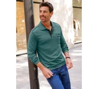 Sweatshirt CATAMARAN, Herren, Gr. 48/50, grün (smaragdgrün), 65% Baumwolle, 35% Polyester, unifarben, Sweatshirts Sweatshirt (448001-48) smaragdgrün