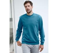 Sweatshirt CATAMARAN, Herren, Gr. 56/58, blau (topas), 100% Baumwolle, unifarben, Rundhals, Sweatshirts Sweatshirt (63603438-56) topas
