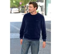 Sweatshirt CATAMARAN, Herren, Gr. 60/62, blau (marine), 80% Baumwolle, 20% Polyester, meliert, unifarben, Rundhals, Sweatshirts Sweatshirt (716237-60) marine