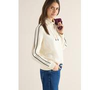 Cecil Damen Sportives Sweatshirt in Weiß, Gr: XS