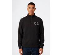 Sweatshirt CHAMPION "COLLEGE Fleece Half Zip Sweatshirt", Herren, Gr. XXL, nbk, Obermaterial: 85% Baumwolle, 15% Polyester, normal, Rundhals, Sweatshirts Sweatshirt (86944412-XXL) nbk