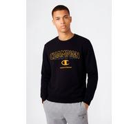 Sweatshirt CHAMPION "Graphic Terry Crewneck Sweatshirt", Herren, Gr. L, nbk, Obermaterial: 55% Baumwolle, 45% Polyester, normal, Rundhals, Sweatshirts Sweatshirt, sportlicher Schnitt, für Sportmode un