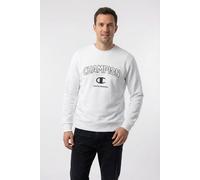 Sweatshirt CHAMPION "Graphic Terry Crewneck Sweatshirt", Herren, Gr. XL, wht, Obermaterial: 55% Baumwolle, 45% Polyester, normal, Rundhals, Sweatshirts Sweatshirt, sportlicher Schnitt, für Sportmode u