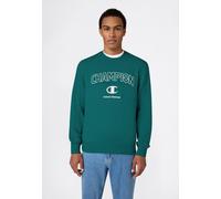 Sweatshirt CHAMPION "Graphic Terry Crewneck Sweatshirt", Herren, Gr. XXL, grün (stor), Obermaterial: 55% Baumwolle, 45% Polyester, normal, Rundhals, Sweatshirts Sweatshirt, mit Rundhalsausschnitt, ohn