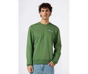 Sweatshirt CHAMPION "ICONS CONTRAST Fleece Crewneck Sweatshirt", Herren, Gr. L (52/54), grün (rgg), Obermaterial: 70% Baumwolle, 30% Polyester, Sweatshirts Sweatshirt (83971569-L) rgg