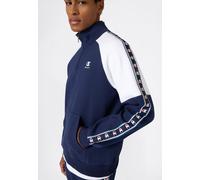 Sweatshirt CHAMPION "Sports-inspired Interlock Half Zip Sweatshirt with Tape detailing", Herren, Gr. XXL, nava, wht, Obermaterial: 82% Baumwolle, 18% Polyester, normal, Rundhals, Sweatshirts Sweatshir