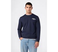 Sweatshirt CHAMPION "SPORTWEAR CREWNECK Standard Fit", Herren, Gr. M, blau (nny), Obermaterial: 55% Baumwolle, 45% Polyester, Sweatshirts Sweatshirt, mit sportlicher Ausstrahlung, für Sportmode und Fr
