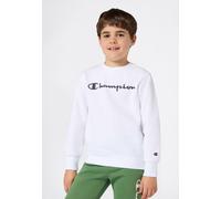 Sweatshirt CHAMPION "SPORTWEAR CREWNECK Standard Fit", Jungen, Gr. XL (164/170), wht, ns, Obermaterial: 54% Baumwolle, 46% Polyester, normal, Rundhals, Sweatshirts Sweatshirt, für Kinder, sportlicher 