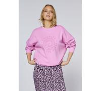 Sweatshirt CHIEMSEE, Damen, Gr. M (38/40), orchid, 80% Baumwolle, 20% Polyester, Rundhals, Sweatshirts Sweatshirt (95361033-M) orchid