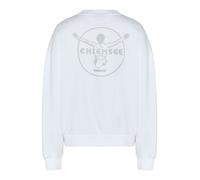 Sweatshirt CHIEMSEE, Damen, Gr. S (36), weiß, 80% Baumwolle, 20% Polyester, Rundhals, Sweatshirts Sweatshirt (49867704-S) weiß