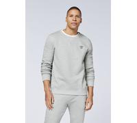 Sweatshirt CHIEMSEE, Herren, Gr. 3XL (64/66), grau (neutral gray melange), 80% Baumwolle, 20% Viskose, Rundhals, Sweatshirts Sweatshirt (28786743-XXXL) neutral gray melange