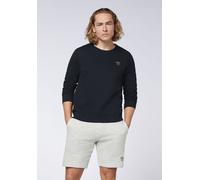Sweatshirt CHIEMSEE, Herren, Gr. 3XL (64/66), schwarz (schwarz beauty), 60% Baumwolle, 40% Polyester, Rundhals, Sweatshirts Sweatshirt (14832328-XXXL) schwarz beauty