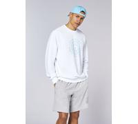 Sweatshirt CHIEMSEE, Herren, Gr. L (52/54), weiß, 80% Baumwolle, 20% Polyester, Rundhals, Sweatshirts Sweatshirt (82516610-L) weiß