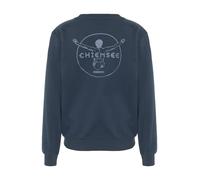 Sweatshirt CHIEMSEE, Jungen, Gr. 158/164, blau (total eclipse), 80% Baumwolle, 20% Polyester, Rundhals, Sweatshirts Sweatshirt (12403469-158) total eclipse