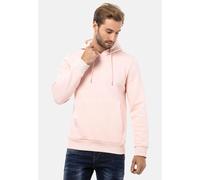 Sweatshirt CIPO & BAXX "Sweatshirts", Herren, Gr. S, pink, 70% Baumwolle;30% Polyester, unifarben, Basic, regular fit normal, Rippbündchen, Sweatshirts, mit Kapuze, CL557 (76019916-S) pink