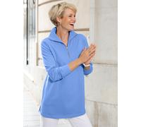 Sweatshirt CLASSIC BASICS, Damen, Gr. 54, blau (himmelblau), 100% Baumwolle, unifarben, Sweatshirts Sweatshirt (73116133-54) himmelblau