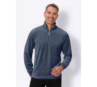 Sweatshirt CLASSIC, Herren, Gr. 48/50, blau (rauchblau), 75% Baumwolle, 25% Polyester, unifarben, Sweatshirts Sweatshirt (74088438-48) rauchblau