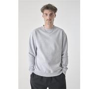 Sweatshirt CLEPTOMANICX "Crewneck Ligull Classic", Herren, Gr. L, grau (hellgrau), 100% Baumwolle, unifarben, normal, Rundhals, Sweatshirts Sweatshirt, mit lockerem Schnitt (32700811-L) hellgrau