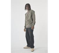 Sweatshirt CLEPTOMANICX "Embro Gull", Herren, Gr. XS, grün (grün, olivgrün), 100% Baumwolle, bestickt, normal, Rundhals, Sweatshirts Sweatshirt, mit kleiner Möwen-Stickerei (97082764-XS) grün, olivgrü