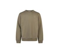 Sweatshirt CLEPTOMANICX "Ligull Boxy", Herren, Gr. XL, braun, 100% Baumwolle, bestickt, normal, Rundhals, Sweatshirts Sweatshirt, mit kleiner Möwenstickerei (89306720-XL) braun