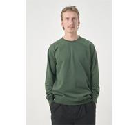 Sweatshirt CLEPTOMANICX "Ligull", Herren, Gr. L, lila (flieder), 100% Baumwolle, meliert, normal, Rundhals, Sweatshirts Sweatshirt, mit kleiner Möwen-Stickerei (76080247-L) flieder